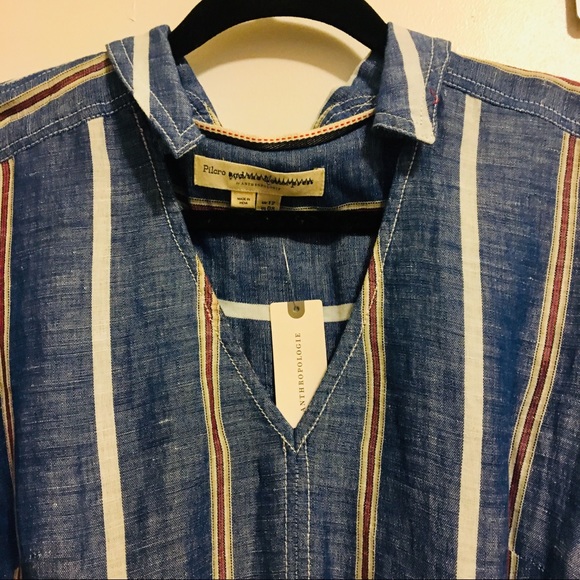 NWT { Anthropologie } Pilcro Striped Dress - Picture 7 of 9